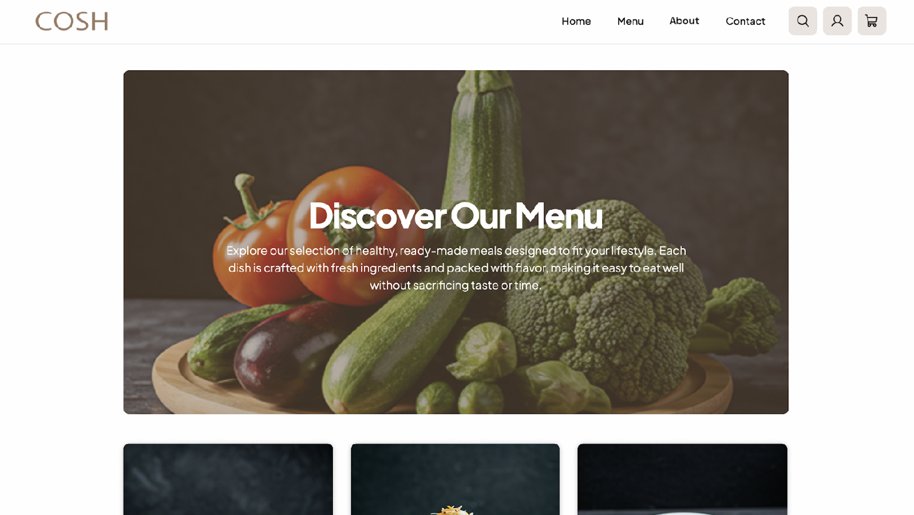 Cosh Eats project preview